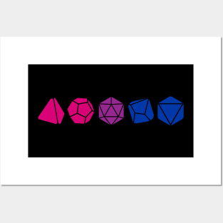 Bisexual Pride Dice Posters and Art